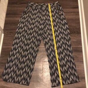 Boho Bohemian Patterned Flowy Wide-Leg Pants